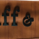 ป้ายบ้านเลขที่ พ่นสีดำด้าน