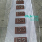 ป้ายบ้านเลขที่ #ตัวอักษรสแตนเลส