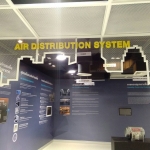 อักษรแสตนเลสเงา ยกขอบ พ่นสีเหลือง - ติดตั้งบนอะคริลิคใส 5mm