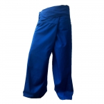 กางเกงเลน้ำเงิน กางเกงขายาว สีสดใส สวมใส่สบาย พร้อมเป็นชุดรับน้อง