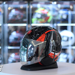 หมวกกันน็อค INDEX HELMETS รุ่น TITAN8 BLACK