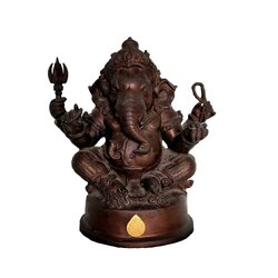 พระพิฆเนศ ปางบรมครู(นั่ง) หน้าตัก4นิ้ว 100ปีกรมศิลปากร