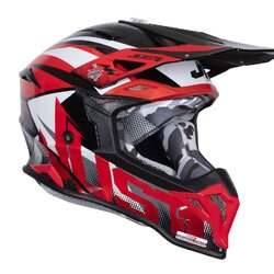 หมวกกันน็อค วิบาก JUST1 รุ่น J39 - REVO RED <NEW 2025 >