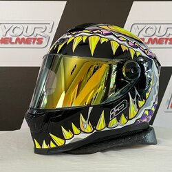 หมวกกันน็อค ID HELMETS รุ่น SPARTAN BT GLITTER BLACK