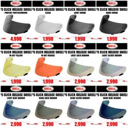 VISOR BELL CLICK RELEASE