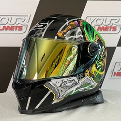 หมวกกันน็อค ID HELMETS รุ่น SPARTAN BT WIZARD BLACK