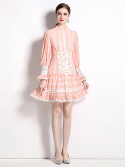 ชุดเดรสยาวสวยๆ ชุดเดรสยาวใส่สบาย ใส่ทำงาน มีขนาดS M L XL 2XL