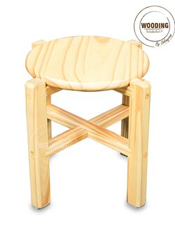 เก้าอี้ตั่งไม้สน