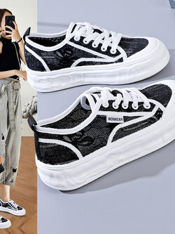 รองเท้าผ้าใบผู้หญิง ใส่สบาย รองเท้าผ้าใบใส่เที่ยวผู้หญิง มีSIZE 35 36 37 38 39 40