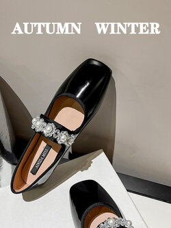 รองเท้าคัทชูผู้หญิงส้นเตี้ย ใส่สบาย มีขนาด35-43