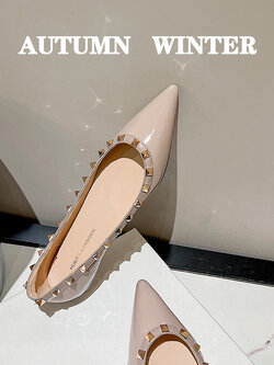 รองเท้าคัทชูผู้หญิงส้นเตี้ย ใส่สบาย มีขนาด35-43