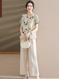 เสื้อผ้าผู้สูงอายุหญิง แฟชั่น เสื้อผ้าผู้หญิงวัย 60 มีขนาด XL-4XL