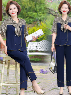 เสื้อผ้าผู้สูงอายุหญิง แฟชั่น เสื้อผ้าผู้หญิงวัย 60 มีขนาด XL-4XL