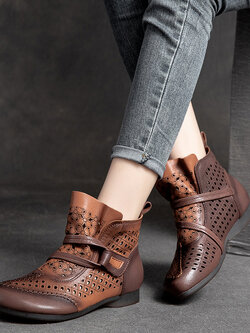 รองเท้าเท้าหนังวินเทจ 35 36 37 38 39 40