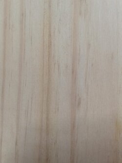 แผ่นไม้สนอเมริกา (มีตา) หนา 25 มม.