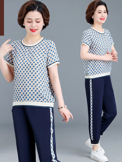 เสื้อผ้าผู้สูงอายุหญิง แฟชั่น เสื้อผ้าผู้หญิงวัย 60 มีขนาด XL-4XL