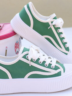 รองเท้าผ้าใบผู้หญิง ใส่สบาย รองเท้าผ้าใบใส่เที่ยวผู้หญิง มีSIZE 35 36 37 38 39 40