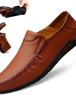 รองเท้าหนังผู้ชาย มีไซส์39-44 รองเท้าโลฟเฟอร์ชาย Slip-On Shoes มีขนาด39-44