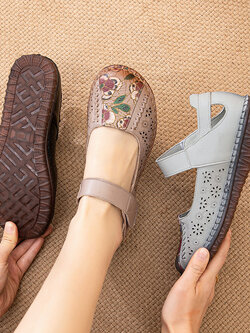 รองเท้าเท้าหนังวินเทจ 35 36 37 38 39 40