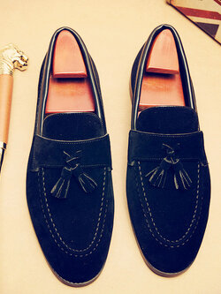 รองเท้าหนังผู้ชาย มีไซส์39-44 รองเท้าโลฟเฟอร์ชาย Slip-On Shoes มีขนาด39-44