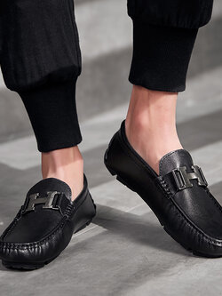 รองเท้าหนังผู้ชาย มีไซส์39-44 รองเท้าโลฟเฟอร์ชาย Slip-On Shoes มีขนาด39-44