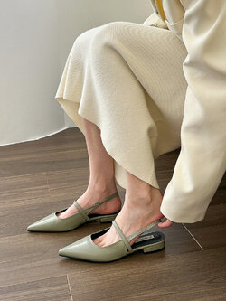 รองเท้าคัทชูผู้หญิงส้นเตี้ย ใส่สบาย มีขนาด35-40