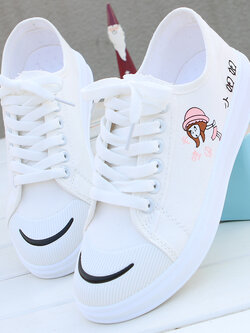 รองเท้าผ้าใบผู้หญิง ใส่สบาย รองเท้าผ้าใบใส่เที่ยวผู้หญิง มีSIZE 35 36 37 38 39 40