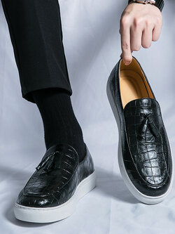 รองเท้าหนังผู้ชาย มีไซส์39-44 รองเท้าโลฟเฟอร์ชาย Slip-On Shoes มีขนาด39-44
