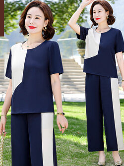 เสื้อผ้าผู้สูงอายุหญิง แฟชั่น เสื้อผ้าผู้หญิงวัย 60 มีขนาด XL-4XL