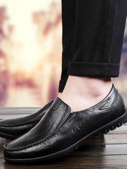 รองเท้าหนังผู้ชาย มีไซส์39-44 รองเท้าโลฟเฟอร์ชาย Slip-On Shoes มีขนาด39-44
