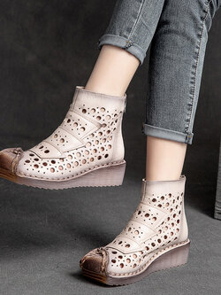 รองเท้าเท้าหนังวินเทจ 35 36 37 38 39 40