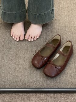 รองเท้าคัทชูผู้หญิงส้นเตี้ย ใส่สบาย มีขนาด35-43