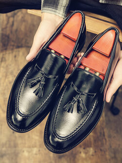 รองเท้าหนังผู้ชาย มีไซส์39-44 รองเท้าโลฟเฟอร์ชาย Slip-On Shoes มีขนาด39-44