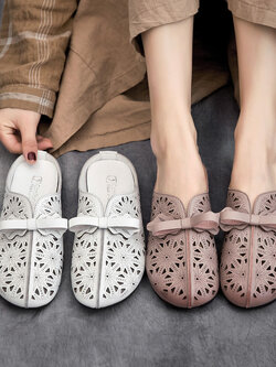 รองเท้าเท้าหนังวินเทจ 35 36 37 38 39 40