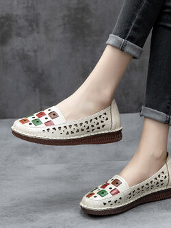 รองเท้าเท้าหนังวินเทจ 35 36 37 38 39 40