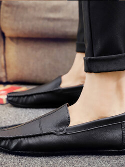 รองเท้าหนังผู้ชาย มีไซส์39-44 รองเท้าโลฟเฟอร์ชาย Slip-On Shoes มีขนาด39-44