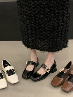 รองเท้าคัทชูผู้หญิงส้นเตี้ย ใส่สบาย มีขนาด35-43