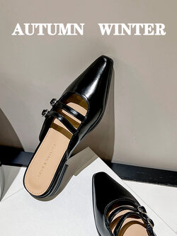 รองเท้าคัทชูผู้หญิงส้นเตี้ย ใส่สบาย มีขนาด35-43