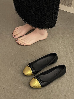 รองเท้าคัทชูผู้หญิงส้นเตี้ย ใส่สบาย มีขนาด35-40