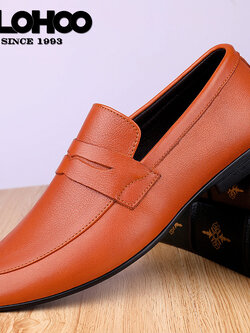 รองเท้าหนังผู้ชาย มีไซส์39-44 รองเท้าโลฟเฟอร์ชาย Slip-On Shoes มีขนาด39-44