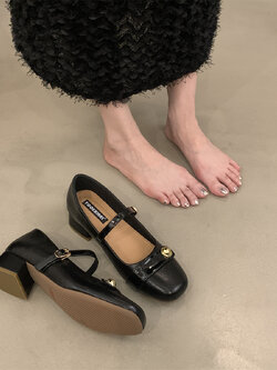 รองเท้าคัทชูผู้หญิงส้นเตี้ย ใส่สบาย มีขนาด35-43