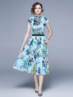 ชุดเดรสยาวสวยๆ ชุดเดรสยาวใส่สบาย ใส่ทำงาน มีขนาดS M L XL 2XL