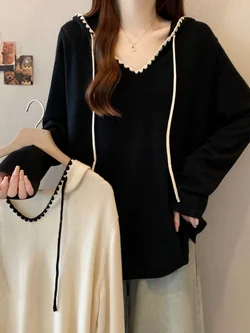 เสื้อยืดแขนยาว มีฮู้ด มีขนาด S M L XL สนใจทักแชท