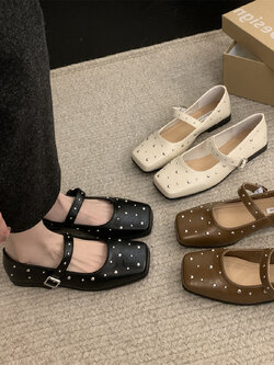 รองเท้าคัทชูผู้หญิงส้นเตี้ย ใส่สบาย มีขนาด35-43