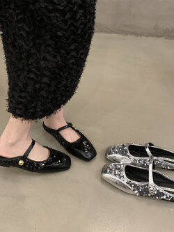 รองเท้าคัทชูผู้หญิงส้นเตี้ย ใส่สบาย มีขนาด35-43