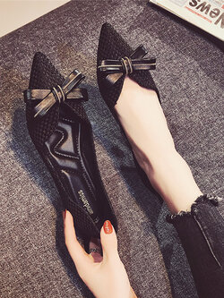 รองเท้าคัทชูผู้หญิงส้นเตี้ย ใส่สบาย มีขนาด35-43