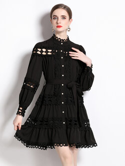 ชุดเดรสยาวสวยๆ ชุดเดรสยาวใส่สบาย ใส่ทำงาน มีขนาดS M L XL 2XL