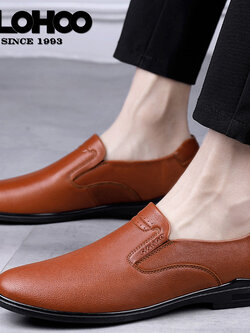 รองเท้าหนังผู้ชาย มีไซส์39-44 รองเท้าโลฟเฟอร์ชาย Slip-On Shoes มีขนาด39-44