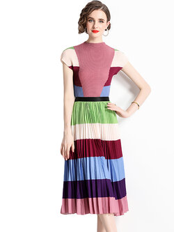 ชุดเดรสยาวสวยๆ ชุดเดรสยาวใส่สบาย ใส่ทำงาน มีขนาดS M L XL 2XL