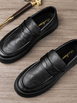 รองเท้าหนังผู้ชาย มีไซส์39-44 รองเท้าโลฟเฟอร์ชาย Slip-On Shoes มีขนาด39-44